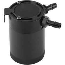 Kit de réservoir de reniflard universel en aluminium à deux trous pour réservoir d'huile moteur de