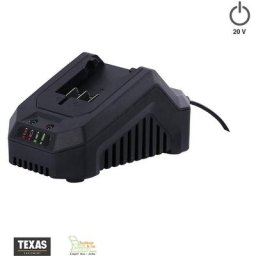 Chargeur rapide 2Ah pour outils sans fil à batterie Texas 20 volts