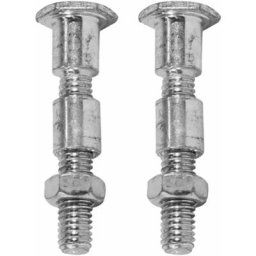 Cyclingcolors - 2x axe vis épaulée universelle roue tondeuse tracteur remorque filetage 3/8 unc,