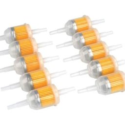 10 Pcs Filtre à Carburant Universel Carburant Rapide de Filtre à Essence de 6 mm, 8 mm, machines