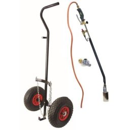 Hozelock - Brûleur de mauvaises herbes à gaz incluant le chariot - tuyau de gaz de 5 mètres et