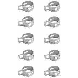 Cyclingcolors - 10x colliers de durite clip à ressort 10mm - 12mm tuyau carburant essence tondeuse