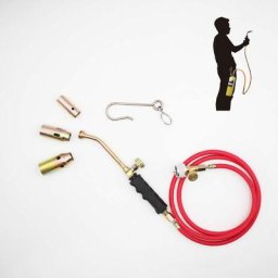 Ayyqh - Desherbeur Thermique a Gaz avec Régulateur de Pression Torche à Gaz avec 3 buses