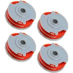 Dolaso - Lot de 4 Bobine Fil Coupe Bordure pour Flymo FLY021 Bobine de Fil Debroussailleuse Bobine