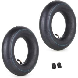 Lot de 2 Chambre à air 4,00/3,50-6 350/400-6 3.50-6 4.00-6 4.10-6 avec tige de valve coudée TR87