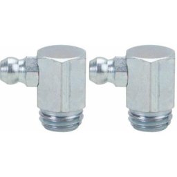 Cyclingcolors - 2x graisseur M10x1,5 angle 90° embout graissage pompe à graisse manuelle