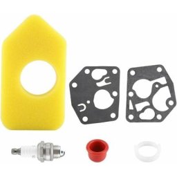 Filtre à air, joint de membrane de carburateur Kit de bougie d'allumage de filtre à air pour Briggs