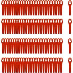 Lot of 100 plastic blades for Florabest lidl trimmer, brush cutter and weed eater blades