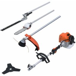 Ensemble multi-outils à essence de jardin avec moteur de 52 cm3 Vidaxl