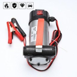 EINFEBEN Pompe à Fuel ou Gasoil bio Autoaspirante 12V/175W 40l/min Pompe à huile - Noir