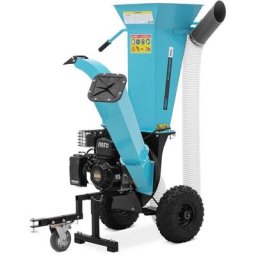 Broyeur végétaux 2 fentes Broyeur végétaux thermique 6 Ch 50 mm - Bleu - Hillvert