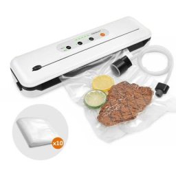 Machine professionnelle à sceller les sacs sous vide pour emballer les aliments dans 10 sacs