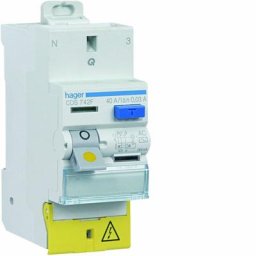 Hager - Interrupteur différentiel bipolaire SanVis – 40A / 30mA / Type ac - CDS742F