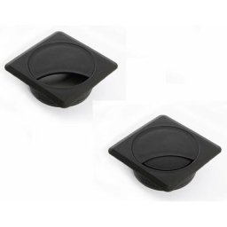 2x Passe câble carré 73 x 73mm encastrable diamètre 60mm Bureau Table Fil Cordon Prise Ordinateur
