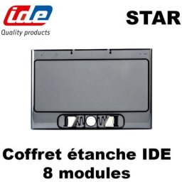 Porte de remplacement pour coffret étanche IDE Star 8 modules