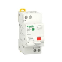 Schneider Electric - disjoncteur à courant résiduel 1p+n 6a 30ma- r9d60606
