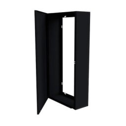 Coffret d'habillage ATOLE 13 modules en acier noir - H. utile : 610 mm