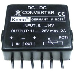 Transformateur de tension (kit monté) Kemo M029 Tension dentrée (plage): 6 - 14 v/dc Tension de