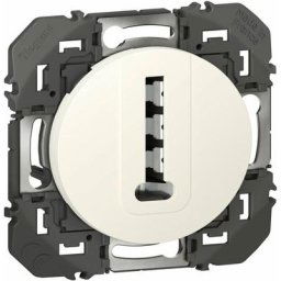 Legrand - Prise téléphone en t - Dooxie - Blanc