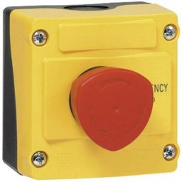 LBX10510 Bouton darrêt durgence, Bouton champignon en boîtier 240 v/ac 2.5 a 1 nf (r) IP66 1 pc(s)