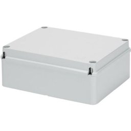 Gewiss - GW44207 Boîte de dérivation vissée couvercle bas 190x140x70mm gris IP56