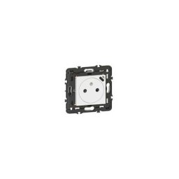 Legrand - Prise de courant 2P+T surface Mosaic - Chargeur usb type-C intégré - 2 modules - Blanc