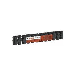 Diff - Barrette de raccordement à vis nylbloc - 10 mm² - 57 a - 12 bornes - noir