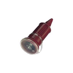 Fiche électrique femelle avec terre Mennekes 10844 plastique 230 v rouge IP44 - rouge