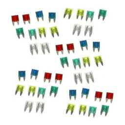Mini fusibles de 2 à 30 Ampères assortiment de 50 fusibles