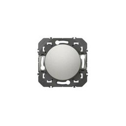 Legrand - poussoir dooxie simple 6A 250V finition aluminium LEG600104