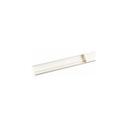 Moulure Keva 50mmx20mm - Fond+couvercle-2 compartiments-Longueur 2m-Blanc Artic ( prix à la pièce )