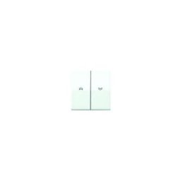Simple Insert Bouton-poussoir blanc-alpin AS591-5PWW - Jung