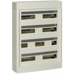 Schneider - Coffret électrique saillie 4 rangées 24 modules Pragma PRA10268W