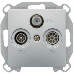 Siemens - Prise tv fm sat Silver delta viva
