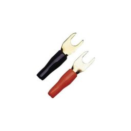Sonstige - cosse à fourche 4 MM² partiellement isolé noir, rouge 10 pc(s) 378714-62