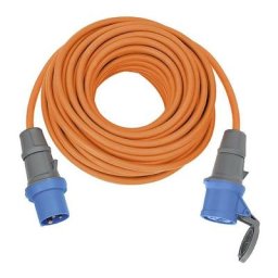 Brennenstuhl - Camping Extension Cable 25M CEE230V / 16A IP44 H07RN-F3G2.5 Orange, Plug & Embrayage