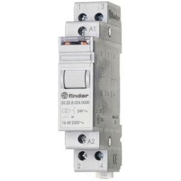 Télérupteur pour profilé Finder 20.22.9.012.4000 2 no (t) 12 v/dc 16 a 4000 va 1 pc(s) S72558