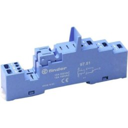 97.51 Support relais 46.61 (l x l x h) 95.6 x 15.8 x 32.5 mm 1 pc(s) - Finder