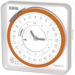 Practic d Programmateur horaire pour montage en saillie analogique 230 v/ac 16 A/230 v - Suevia