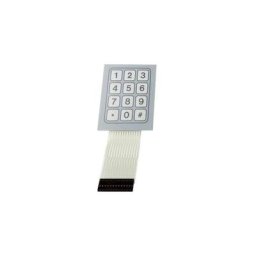 Tru Components - Clavier à membrane matrice 1 x 12 SU709948 1 pcs.