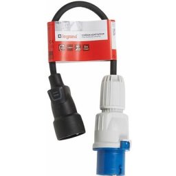 Legrand - Cordon adaptateur pour borne de camping - 30 cm