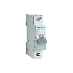 Hager MCS116 MCS116 Disjoncteur monophasé 16 A 230 V, 400 V - gris