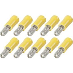 N.a. - Cosses électriques cylindriques mâle rpp 5-6 4-6 mm² jaune - jaune