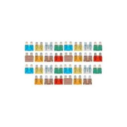 Fusibles a lamelle enfichables assortiment de 30 fusibles