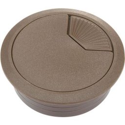 Tru Components - Passe-câbles WP50BN 452636 pour plan de travail abs marron 1 pc(s) - marron