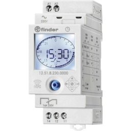 Horloge digitale programmes journalier/hebdomadaire Finder 12.51.8.230.0000 n/a 1 pc(s) Y152851