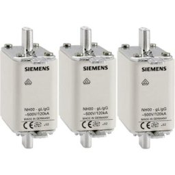 3NA3830 Fusible nh Taille du fusible = 000 100 a 500 v/ac, 250 v/ac 3 pc(s) - Siemens