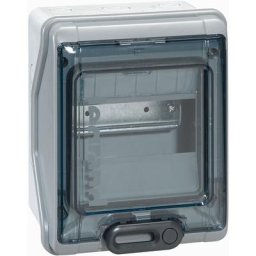Coffret étanche à équiper - 1 rangée 6 modules - 200 x 164 x 115,6mm