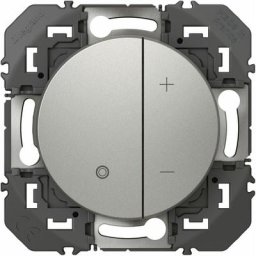 Legrand - Variateur toutes lampes - Dooxie - 2 fils sans neutre - Aluminium