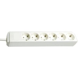Brennenstuhl - 1158610050 - Socle multiple Eco-Line blanc (3 prises et 5 m)